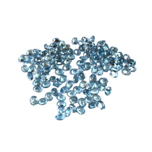 2x3มม. ธรรมชาติสำหรับสวิสสีฟ้าบุษราคัมได้รับการรับรองรูปไข่หลวมตัดเหลี่ยมเพชรพลอยได้รับการรับรองในราคาขายส่ง - Product Image 5