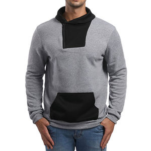 Sudaderas con capucha para hombre Fabricante de ropa personalizada Ropa de calle informal Jersey de moda Tops gruesos Algodón Poliéster Fleece Sudadera con capucha para hombre - Product Image 1