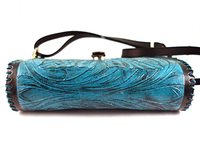 Bolso de hombro de cuero genuino Vintage de diseñador para mujer, forro de algodón hecho a mano, bolso único de verano con estilo para mujer, Primavera