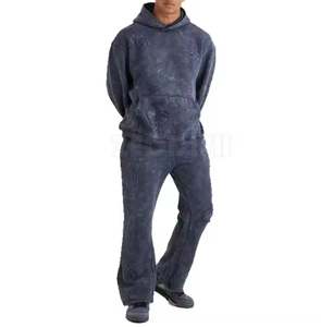 Chándal de lavado ácido para hombre, ropa informal de manga larga, venta al por mayor, chándales de lavado ácido para hombre personalizados - Product Image 1