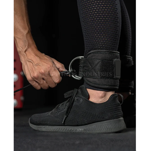 Meilleure qualité accessoires de Fitness soutien de cheville équipement de Protection Logo personnalisé haltérophilie musculation exercice Gym sangles de cheville - Product Image 6