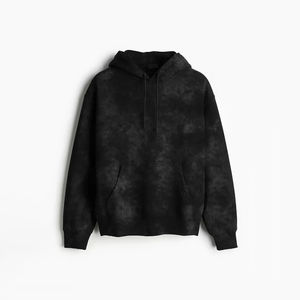 Vente en gros de meilleurs basiques sweat à capuche en coton mélangé délavé à l'acide pour hommes/Offre Spéciale Streetwear sweats à capuche délavés à l'acide pour hommes - Product Image 5