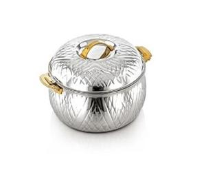 Nouveau design de marmite en métal pour la cuisine casserole de service en métal essentielle OEM & ODM casserole décorative de luxe pots de stockage des aliments - Product Image 1