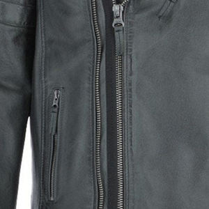 Chaqueta de cuero de diseño personalizado de moda para hombres Chaqueta de cuero de producto superior hecha en Pakistán para hombres y ciclistas - Product Image 6
