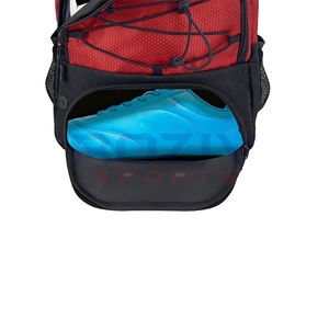 Sacs à dos de football en polyester en gros, haute qualité, unisexe, décontractés, pour le sport, la gym, les voyages, l'extérieur, avec bretelles arquées souples - Product Image 6