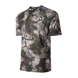 Outdoor Clothing Hunting Wear Breathable <b>Camo</b> Printed <b>Men's</b> Hunting <b>T</b>-<b>shirts</b> Hiking Round Neck Cotton Hunting <b>T</b>-<b>shirt</b> For <b>Men</b> - Product Image 3