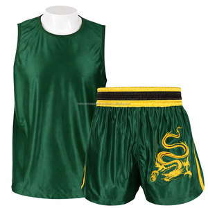 Uniforme de Boxeo Unisex para Adultos, Kit de Entrenamiento de Secado Rápido y Transpirable, Personalizado, 100% Poliéster, 220g, Ropa de Artes Marciales Kung Fu - Product Image 2