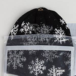 หมวกบีนนี่ผ้าแจ็คการ์ดขนสัตว์100% หมวกบีนนี่2025ใหม่ - Product Image 2