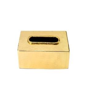 Caja de servilletas de latón antiguo, soporte de pañuelos de diseño martillado con función colgante, contenedor de pañuelos de Metal de cobre de estilo - Product Image 1