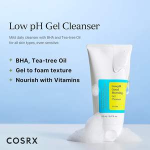 COSRX Low pH Good Morning Gel Cleanser Daily Limpiador facial Suave para pieles sensibles Cuidado DE LA PIEL coreana - Product Image 6