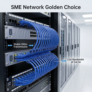 <span class=keywords><strong>Cable</strong></span> <span class=keywords><strong>Ethernet</strong></span> RJ45 UNIEAN Impermeable para Exteriores Cat6 U/UTP Blindado de 2500 Mbps, Cobre Puro, 10 m - Product Image 6