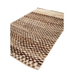Alfombras de Lana Zuri Ivory, Tejidas a Mano, con Patrón Geométrico Abstracto, Estilo Tabriz, para Sala de Estar, Rectangulares, 9x12 Pulgadas, Modelo Paem-703 - Product Image 2