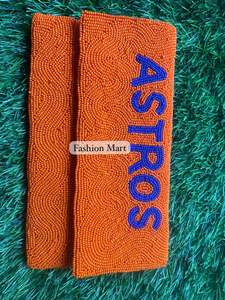 2025 Offres Spéciales Astros personnalisé pochette perlée pour femmes mode Vintage fête sac à main dans la boîte et enveloppe Style - Product Image 2