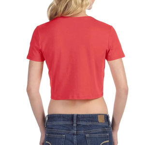 Top corto transpirable para mujer, superventas, nuevo estilo, servicio OEM personalizado, venta al por mayor, nuevo estilo, camisetas cortas para mujer - Product Image 5