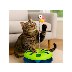 Pet Interactive <b>Track</b> Toy with Spring Mouse and <b>Ball</b> Single Layer - Product Image 4