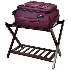 Portaequipajes de madera de lujo para Resorts hecho de madera dura de primera calidad con construcción duradera y apariencia elegante - Product Image 6