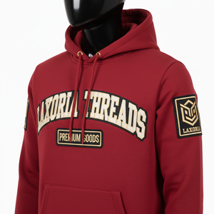 Fabricante de Sudaderas Streetwear OEM - Sudadera Personalizada con Lavado Ácido y Dobladillo Deshilachado de Alta Densidad, 100% Algodón - Product Image 4