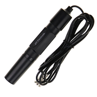 Sonde d'électrode de pH connecteur BNC remplaçable câble de 200cm de Long pour capteur de test de contrôleur de moniteur de PH-mètre (OEM)