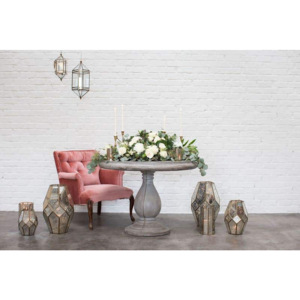 Stylish Golden Metal Framed Mercury Glass <b>Tea</b> <b>Light</b> Holders <b>Lanterns</b> Jars Rectangular Design Handmade for Home Garden Event - Product Image 4