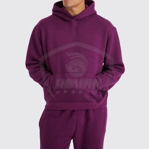 Conjunto Deportivo Personalizado de Alta Calidad, Sudadera con Capucha y Pantalones de Felpa Francesa de Algodón, Conjunto Deportivo Informal para Hombre, Sudadera con Capucha Lisa de RSW - Product Image 2
