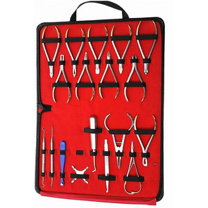 18PCS Manual Orthodontic <b>Pliers</b> <b>Set</b> Stainless Steel Dental Forming Bending Adjustment Tools Kit - Product Image 1
