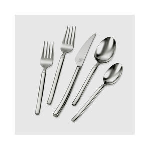 Vajilla de comedor plateada, juego de cubiertos, tenedores, cucharas, cuchillos, cubiertos, juego de cubiertos de acero, juegos de cubiertos de acero inoxidable - Product Image 6