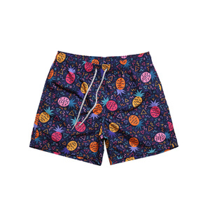 Custom <b>Men's</b> Swim <b>Shorts</b> Elastic Waist Casual Beachwear with 100% Cotton Plain Dyed Swimming Trunks - Product Image 3