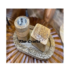 หัวเผา Dukhoor Mabkhara หัวเผาไม้พร้อมถาดและกล่องอะคริลิคดีไซน์คลาสสิก - Product Image 5