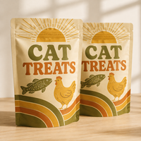 Sachets Doypack Mylar refermables pour aliments lyophilisés pour animaux de compagnie, résistants à l'humidité, emballage personnalisé de qualité alimentaire pour fournisseurs de lait et de gelée - Vente en gros