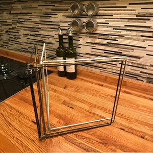 Foldable Stainless Steel Spring Trash Bag Holder White <b>Kitchen</b> Waste <b>Bin</b> Stand Turkey OEM - Product Image 3