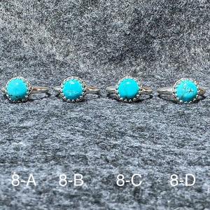 แหวนเทอร์ควอยซ์10มม. แหวนคิงแมนอัญมณีสีฟ้า925เครื่องประดับเงินสเตอร์ลิงทำด้วยมือแหวนชั้นดีของขวัญวันเกิดสำหรับผู้หญิงและเพื่อน - Product Image 6