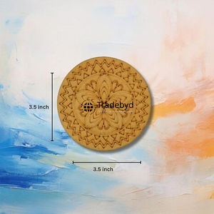 Posavasos de MDF hechos a mano Tradebyd, alfombrillas de diseño elegante para bebidas, perfectas para regalar bodas, cafés y restaurantes - Product Image 2