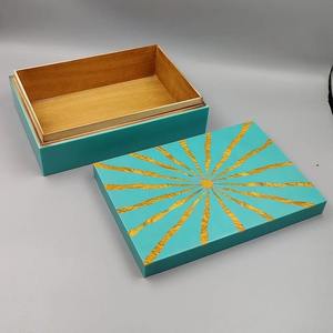 Boîte de rangement pour bijoux en résine moderne de luxe, artisanale, décorative, pour bagues, boucles d'oreilles, colliers et accessoires - Product Image 6