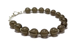 <b>Bracelet</b> Smoky Quartz Beads Stone <b>Bracelet</b> Crystal Gemstone Fashion Jewelry Men and <b>Women</b> Gift Energy Meditation - Product Image 6