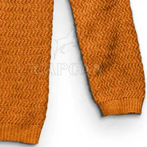 Sudadera de Jersey de manga larga con relieve en 3D de color personalizado para hombre, ropa de invierno con cuello redondo, logotipo personalizado, teñido liso - Product Image 4