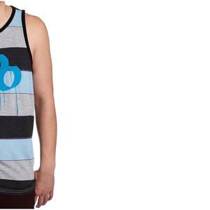 เสื้อกล้ามทรงสลิมฟิตสำหรับผู้ชายเสื้อซับลิเมชั่นสีทึบทรงสปอร์ตไซส์ใหญ่พิเศษ - Product Image 2