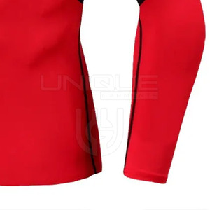 Custom Made Simple Plain Blank Color sólido Rash Guard Venta caliente MMA Rush Guard Ropa deportiva Rash Guards - Product Image 5