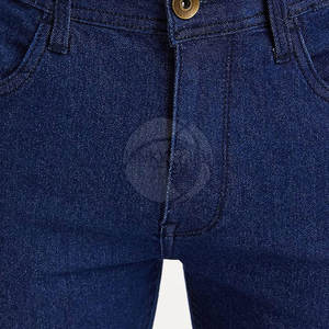 Pantalones vaqueros rectos ligeros informales para hombre, cintura media de cintura alta con MOQ bajo para la temporada de primavera, venta superior, uso al aire libre, teñido liso - Product Image 6