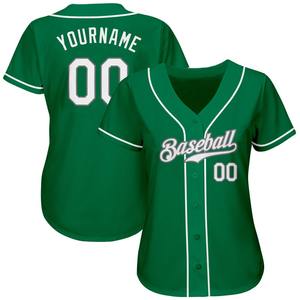 Jersey Baseball hari Kelly putih putih asli kustom Hari St. Patrick - Product Image 2