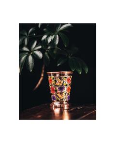 แก้วทองแดงทำมือที่ไม่เหมือนใครสำหรับชุดรับประทานอาหารสุดหรูพร้อมของเก่าและคุณประโยชน์จากการดื่มน้ำเพื่อสุขภาพ - Product Image 3