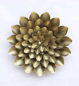 Marco de Arte de pared de Metal con diseño de girasol de imitación antiguo, decoración del hogar, Interior para sala de estar, dormitorio, suministros al por mayor de hierro - Product Image 1