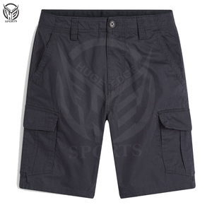 Short de course d'été décontracté pour hommes personnalisé toile écologique style cargo motif solide plusieurs poches numérique - Product Image 5