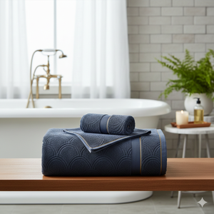 Serviettes en coton gaufré écologiques de qualité supérieure, respirantes, douces pour la peau, épaisses et moelleuses, pour le spa, la salle de sport, les voyages et l'usage quotidien - Product Image 4