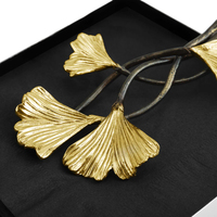 Porte-serviettes de luxe en métal décoratif, organiseur de mouchoirs élégant, support de serviettes en papier moderne, décoration de table faite à la main