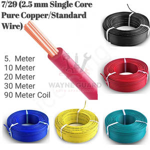 Câble électrique automobile isolé en PVC de haute qualité, fil de cuivre flexible de 1 mm pour équipement électrique TC 26 460 & OEM 00000000 - Product Image 2