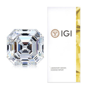 เพชรทรงแอสเชอร์ ขนาด 2.50--2.60 มม. สี D ความสะอาด VVS2 VS1 ได้รับการรับรองจาก IGI รุ่น RI-402 สำหรับทำเครื่องประดับ ตัวอย่างจากกูร์การัต - Product Image 6