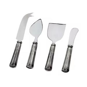 Cuchillos y Espátulas para Queso, Juego de Queso con Mango de Aluminio Forjado Estilo Antiguo, Juego de Cubiertos con Mango Rústico - Product Image 5