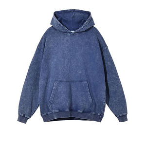 2025 personnalisable surdimensionné lavage à l'acide à capuche 100% coton haute qualité Vintage lavé lourd fabricant OEM à capuche - Product Image 5