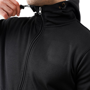 Sweat-shirt de sport professionnel deux pièces à capuche avec logo personnalisé pour hommes de qualité supérieure pantalon de survêtement ensemble hiver motif solide 100% - Product Image 5