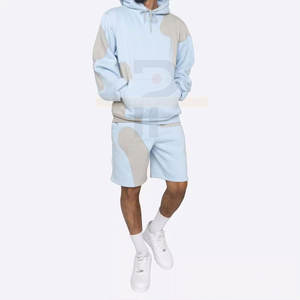 Pantalones cortos de Jogger de algodón de alta calidad para hombre, logotipo personalizado, talla XXL/XL, conjunto de chándal corto informal estampado XXL/XL para hombre para invierno - Product Image 5